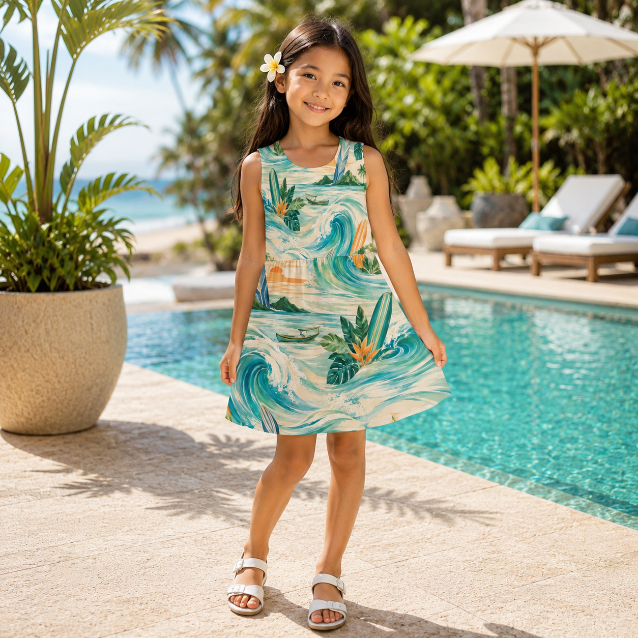Tide Rider Girls’ Dress
