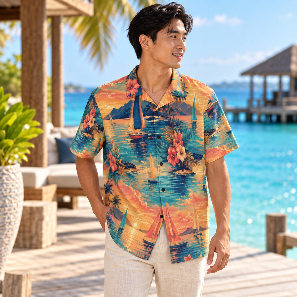Sunset Regatta Men’s Shirt