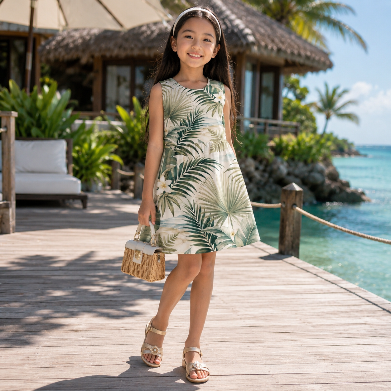 Coastal Canopy Girl's Dress