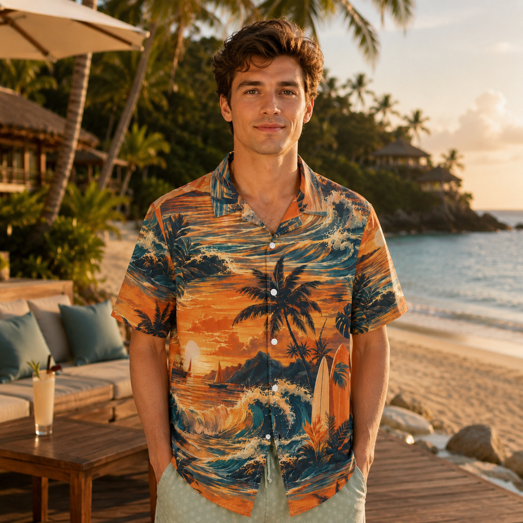 Sunset Session Escape Men’s Shirt