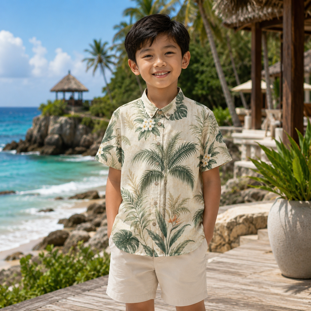 Royal Palm Passage Boy's Shirt