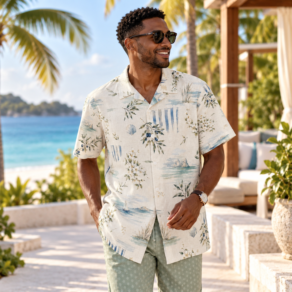 Capri Linen Club Men’s Shirt