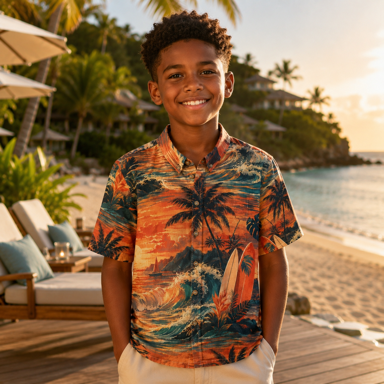 Sunset Session Escape Boy’s Shirt