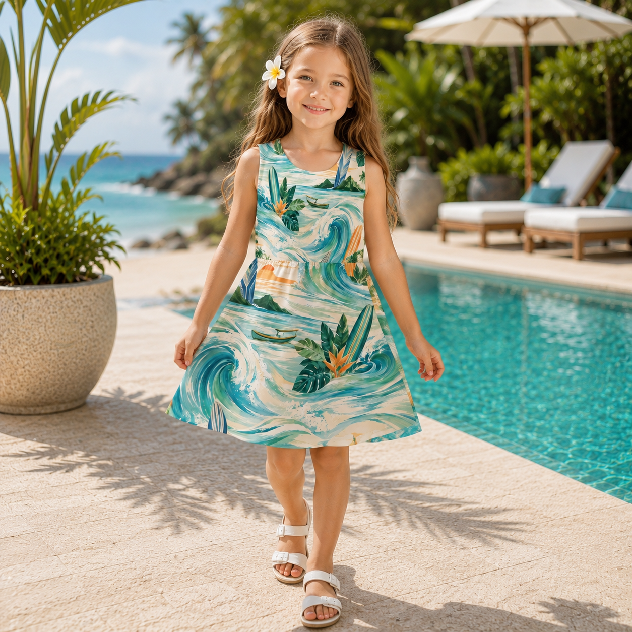 Tide Rider Girls’ Dress