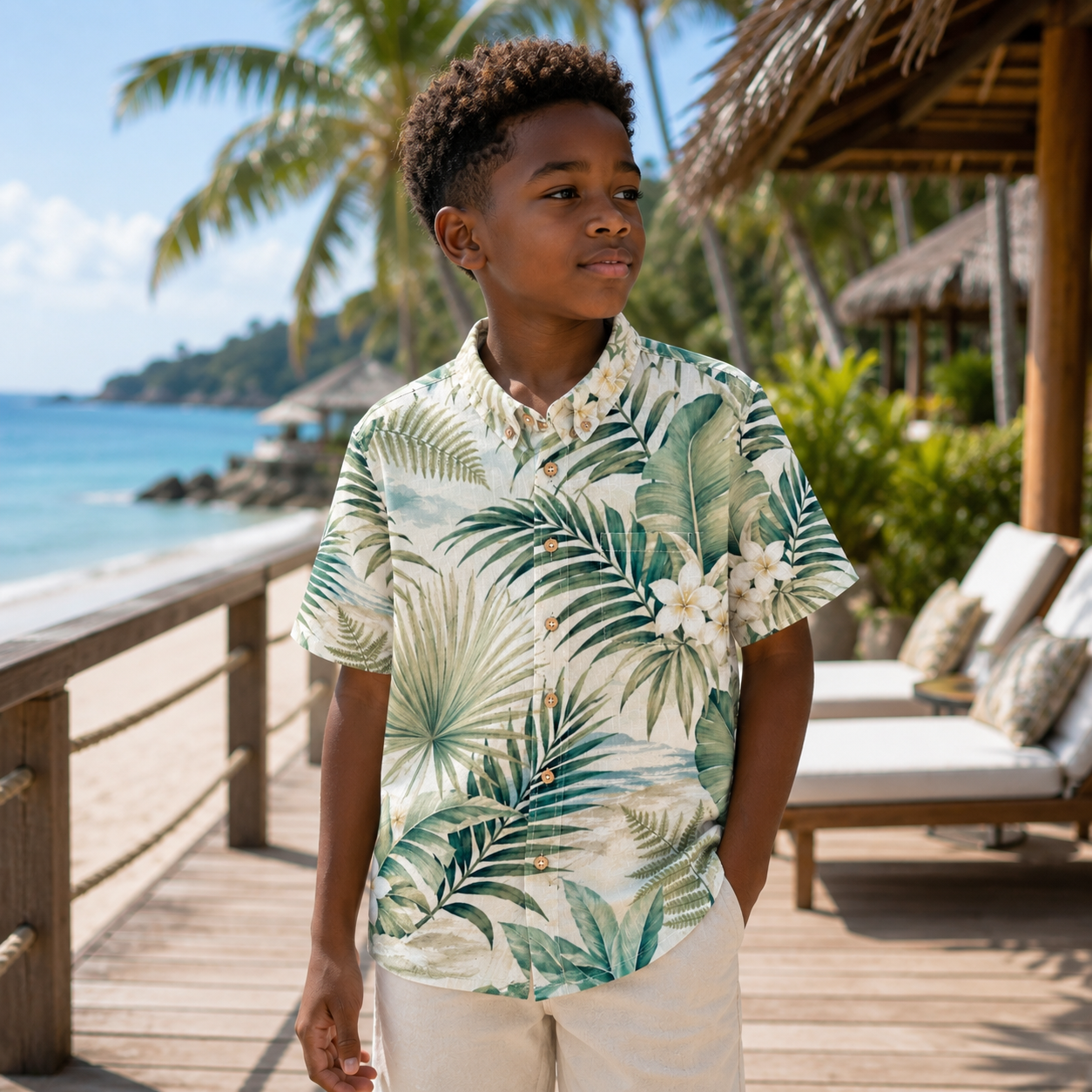 Coastal Canopy Boy's Shirt