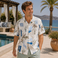 Azure Courtyard Men’s Shirt