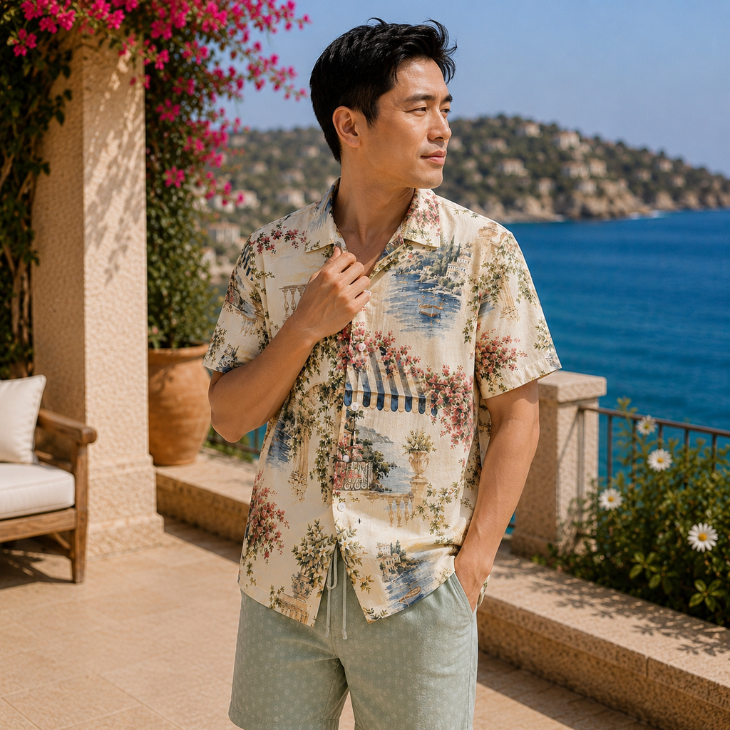 Portofino Terrace Men’s Shirt