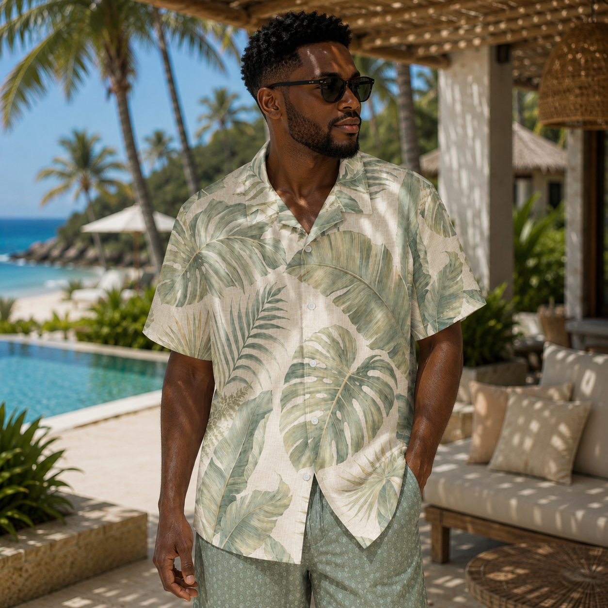 Sage Island House Men’s Shirt