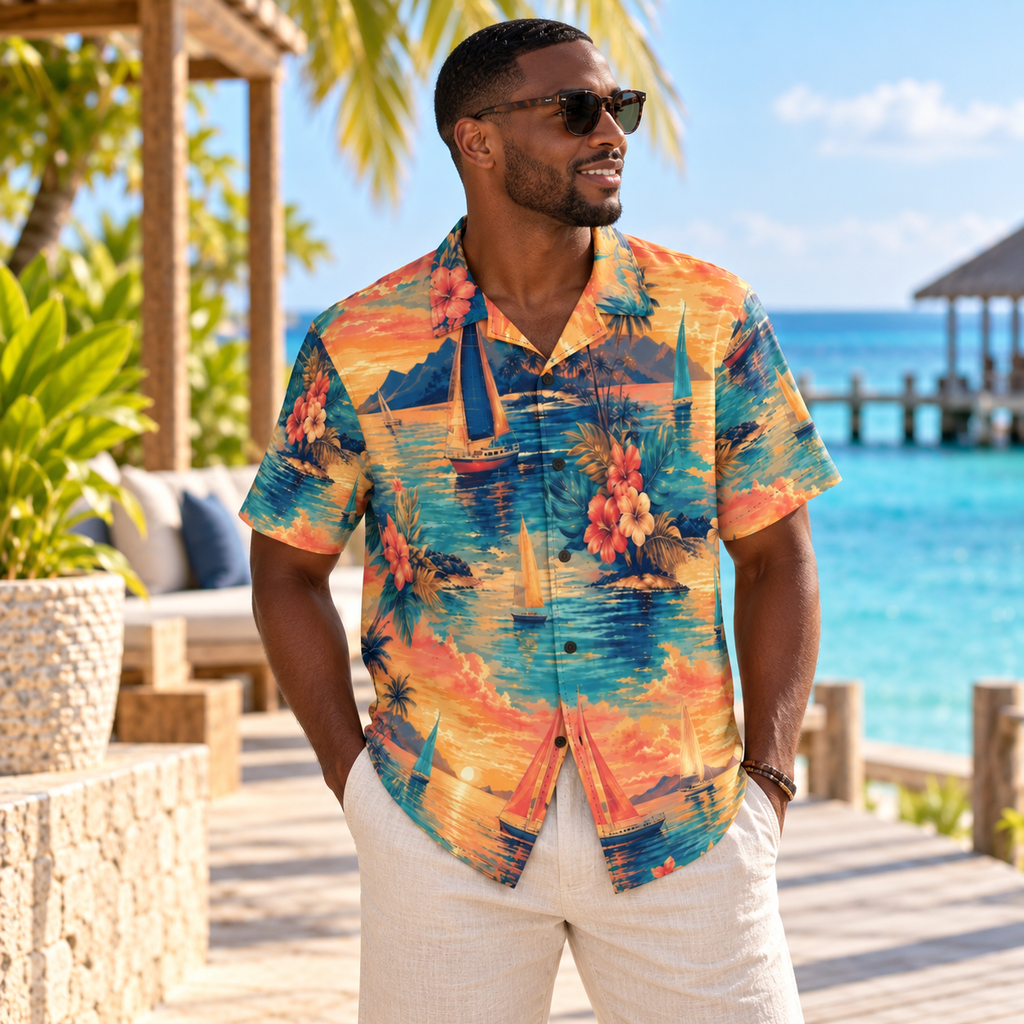 Sunset Regatta Men’s Shirt