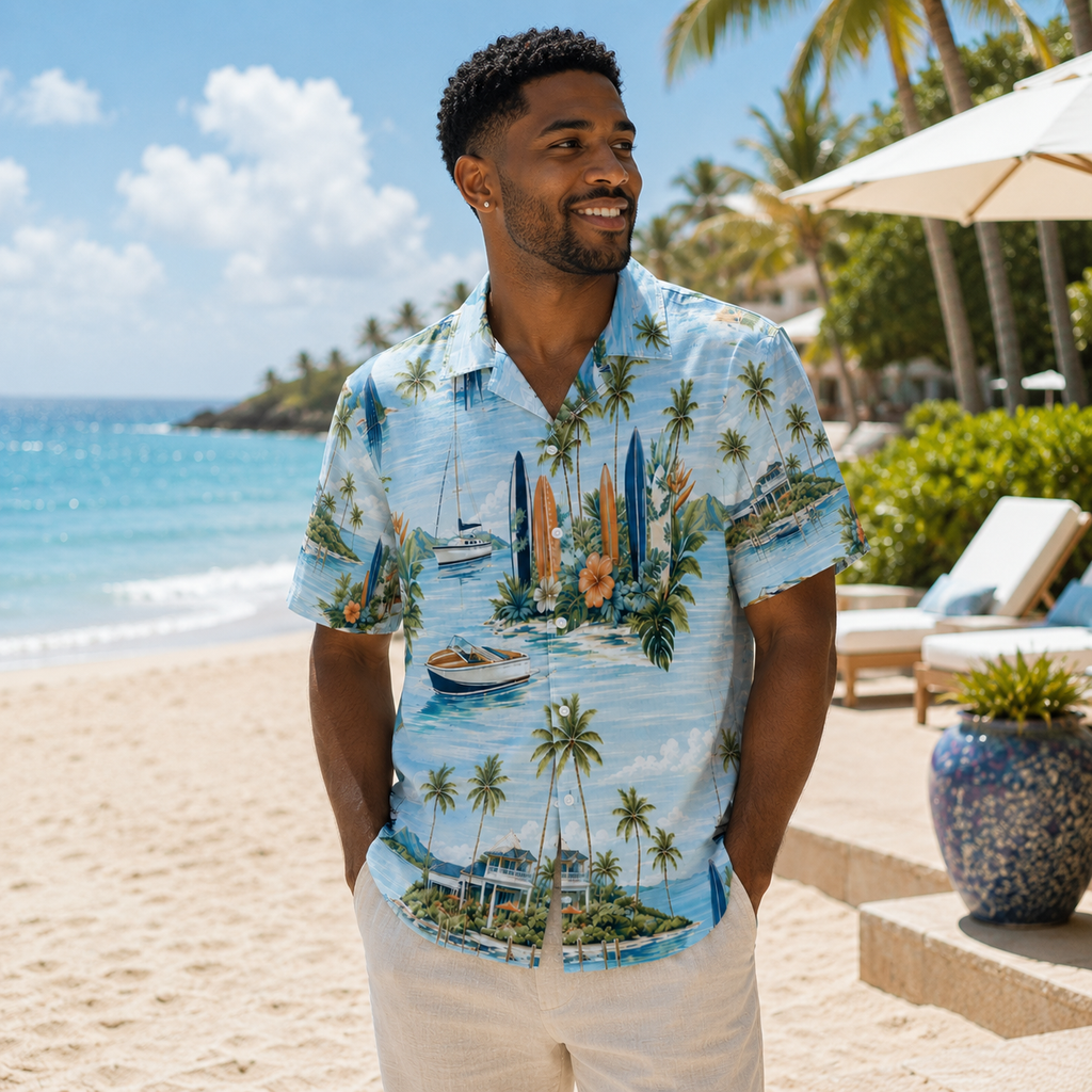 Marina Break Shore Men’s Shirt