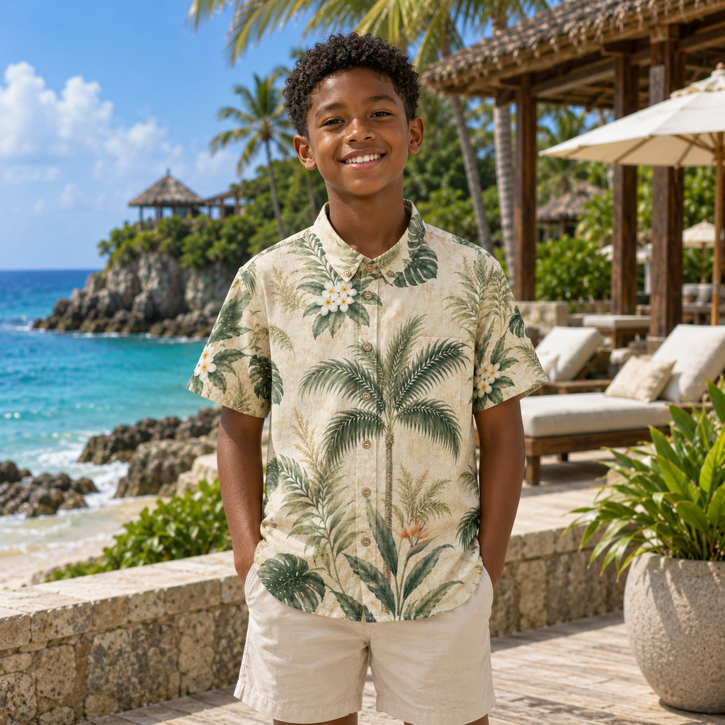 Royal Palm Passage Boy's Shirt