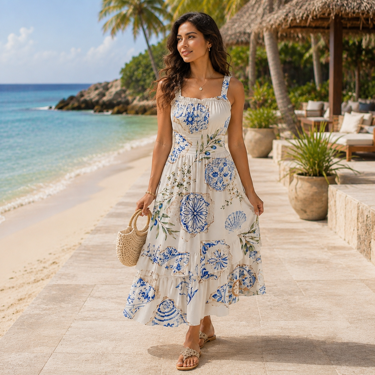 Riviera Mosaic Women’s Sundress