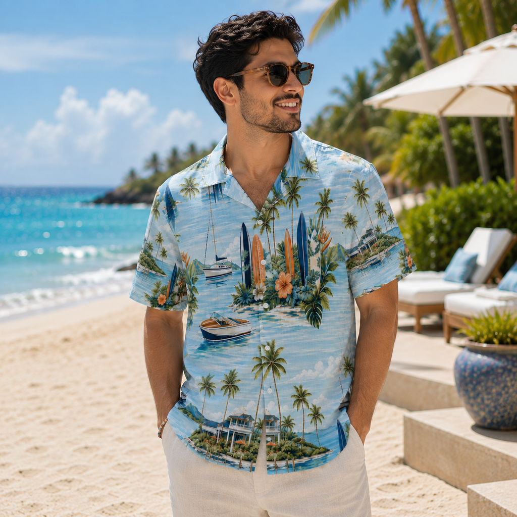 Marina Break Shore Men’s Shirt