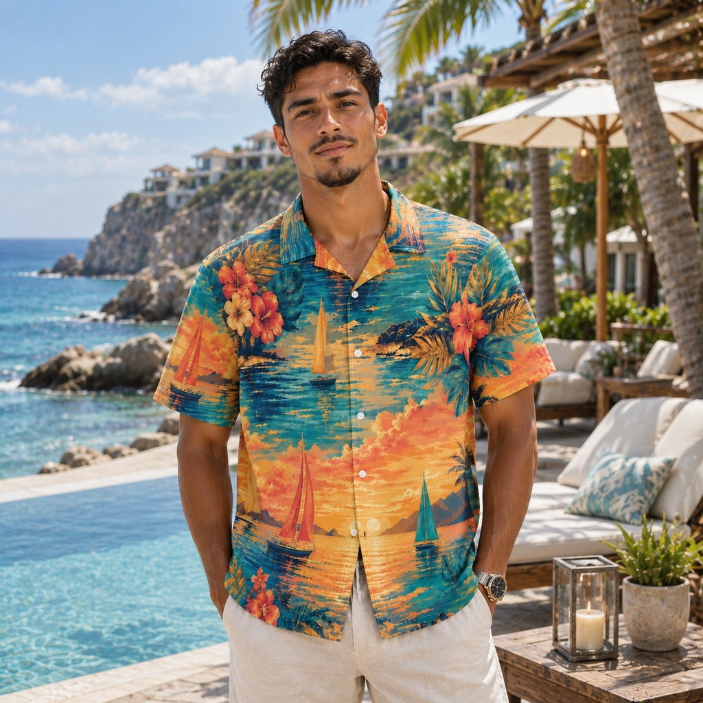 The Sunset Regatta Men’s Shirt