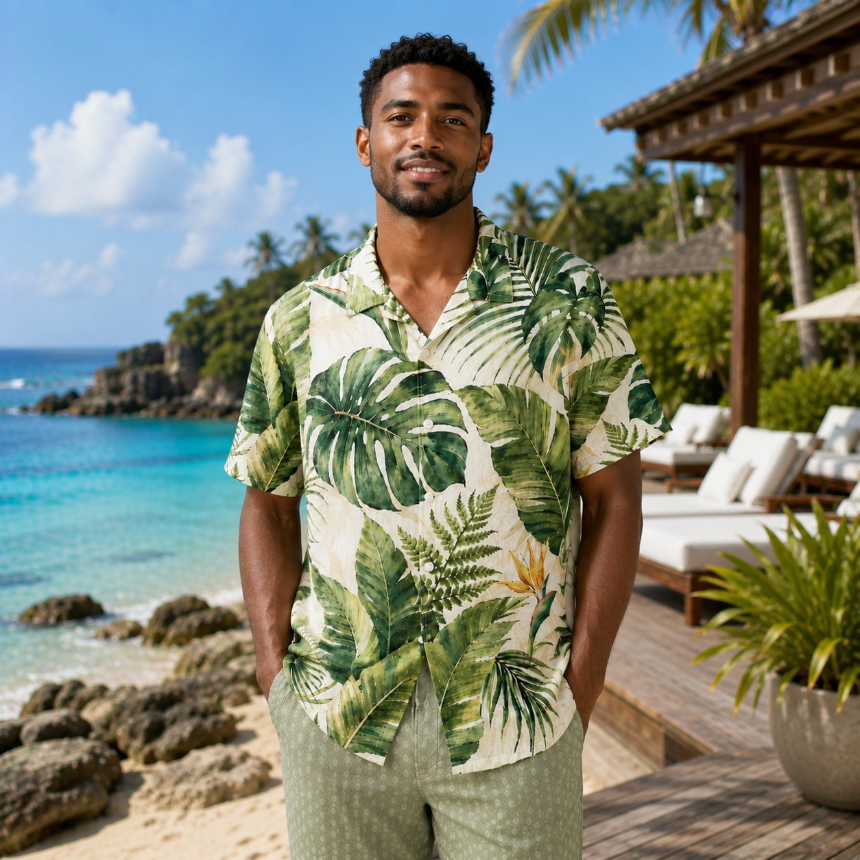 Emerald Canopy Men’s Shirt