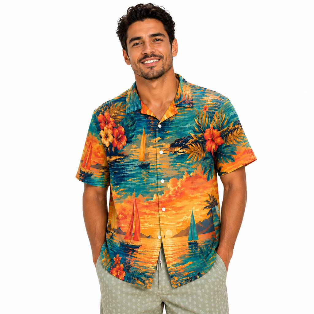 The Sunset Regatta Men’s Shirt