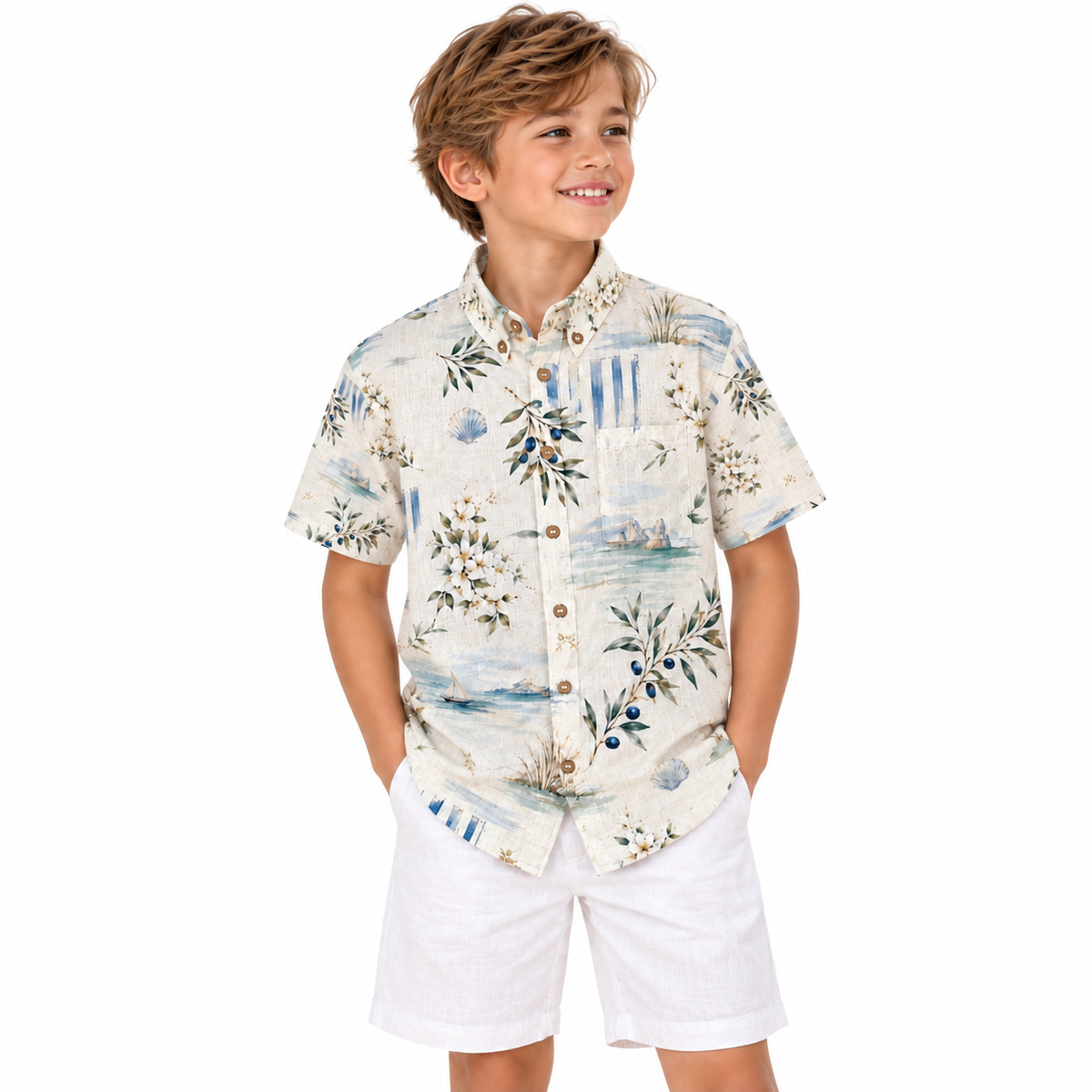 Capri Linen Club Boys’ Shirt