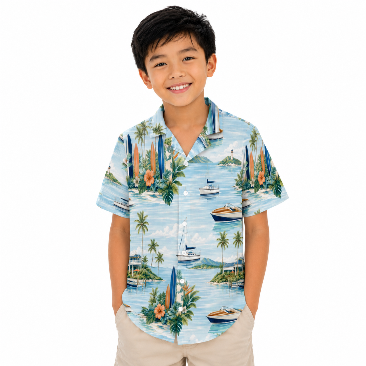Marina Break Shores Boys’ Shirt