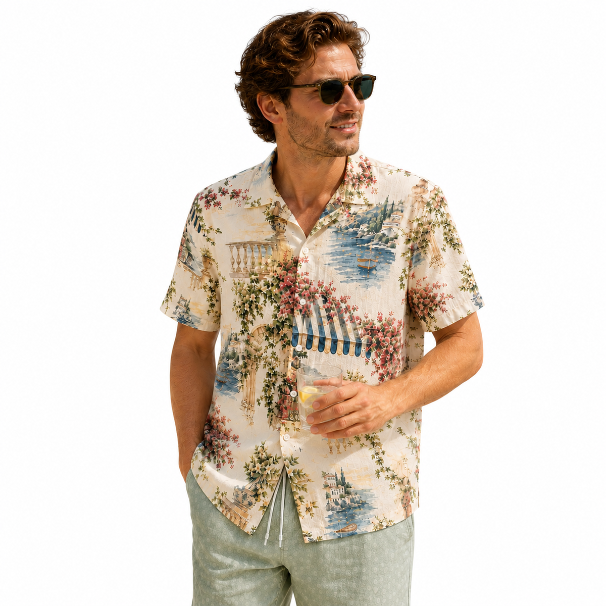 Portofino Terrace Men’s Shirt