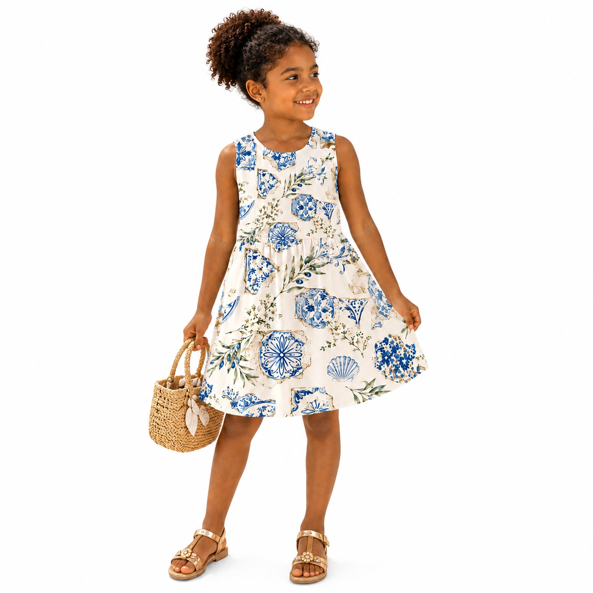 Riviera Mosaic Girls’ Dress