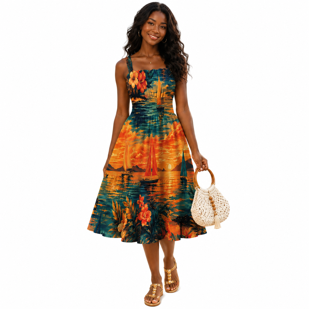 The Sunset Regatta Women’s Sundress