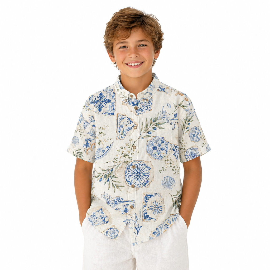 Riviera Mosaic Boys’ Shirt