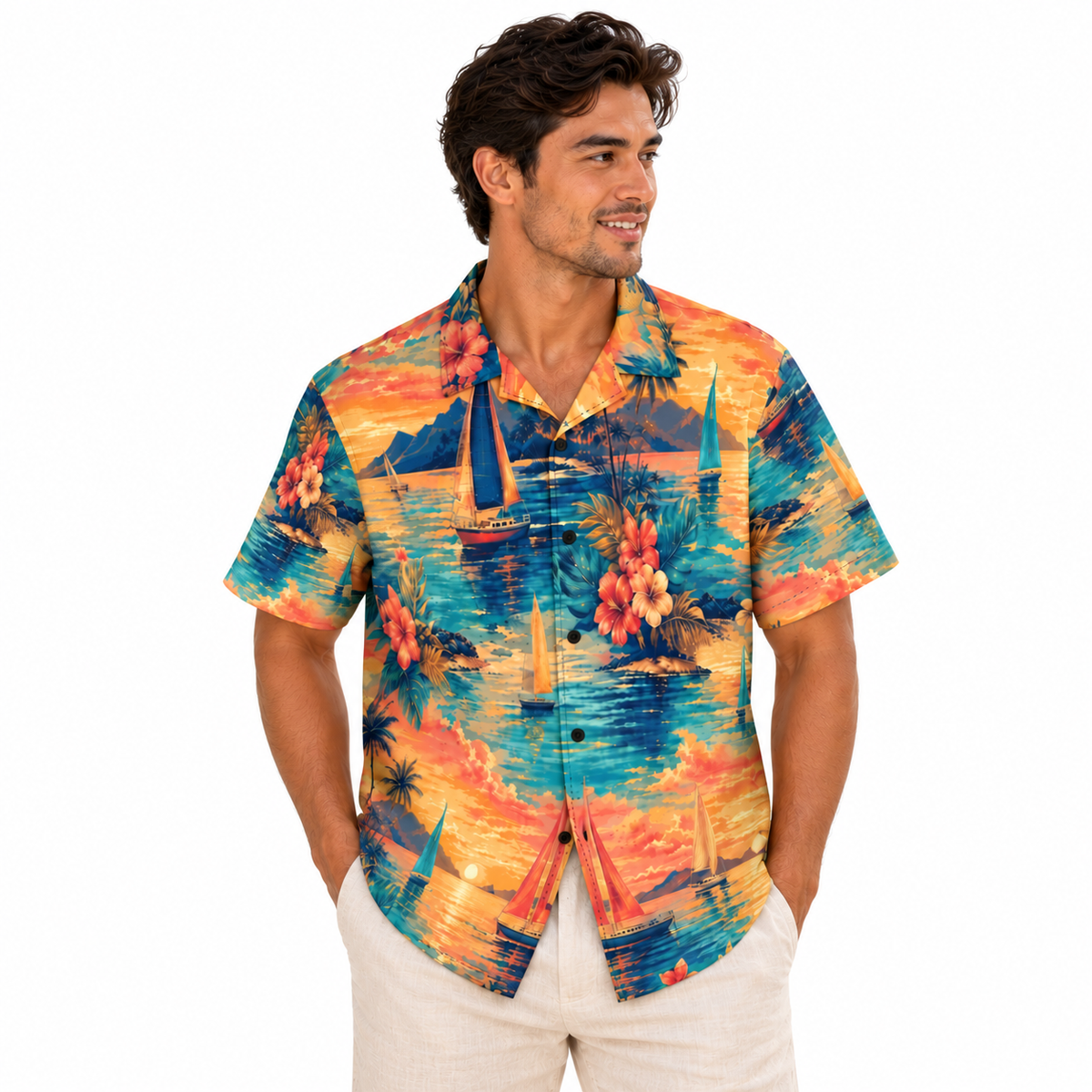 Sunset Regatta Men’s Shirt
